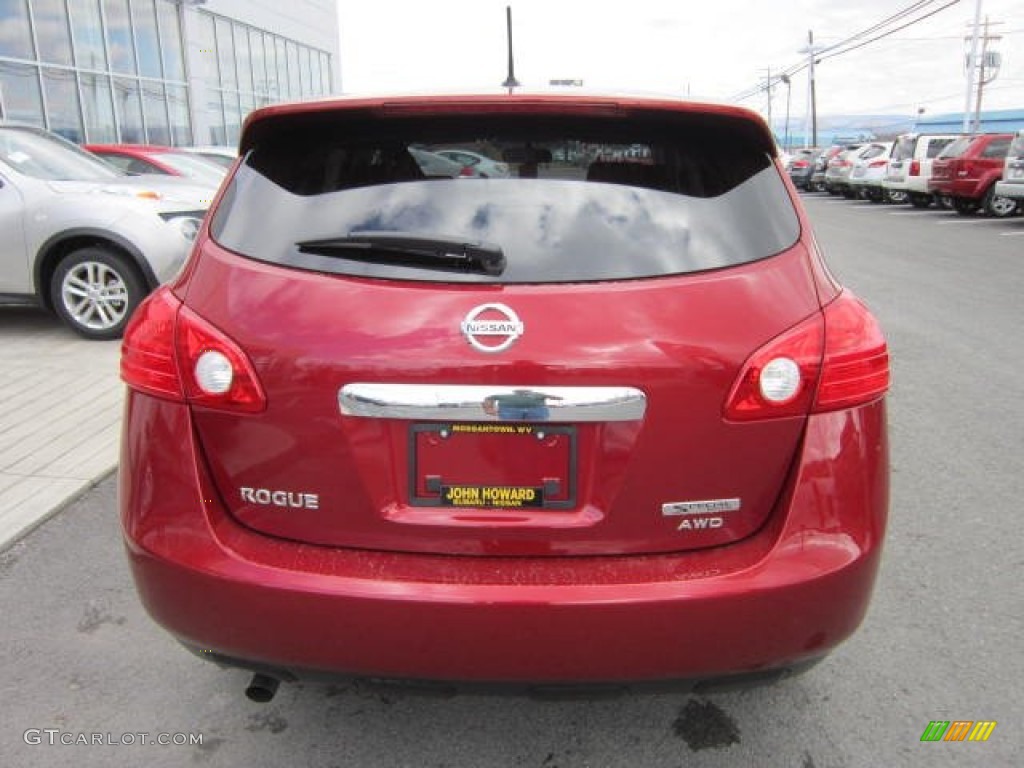 2012 Rogue S Special Edition AWD - Cayenne Red / Black photo #6