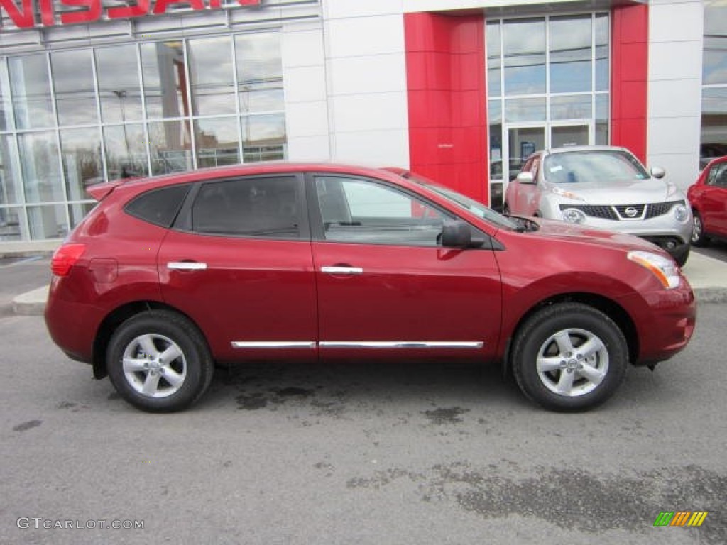 2012 Rogue S Special Edition AWD - Cayenne Red / Black photo #8