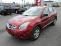2012 Cayenne Red Nissan Rogue S AWD  photo #3