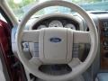 Tan 2004 Ford F150 Lariat SuperCab 4x4 Steering Wheel