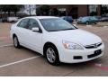 2007 Taffeta White Honda Accord SE Sedan  photo #1