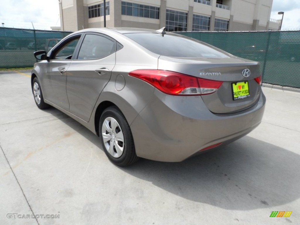 2012 Elantra GLS - Desert Bronze / Beige photo #5