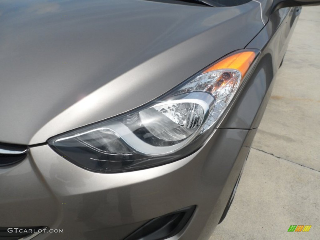 2012 Elantra GLS - Desert Bronze / Beige photo #9