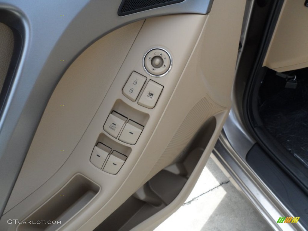 2012 Elantra GLS - Desert Bronze / Beige photo #22