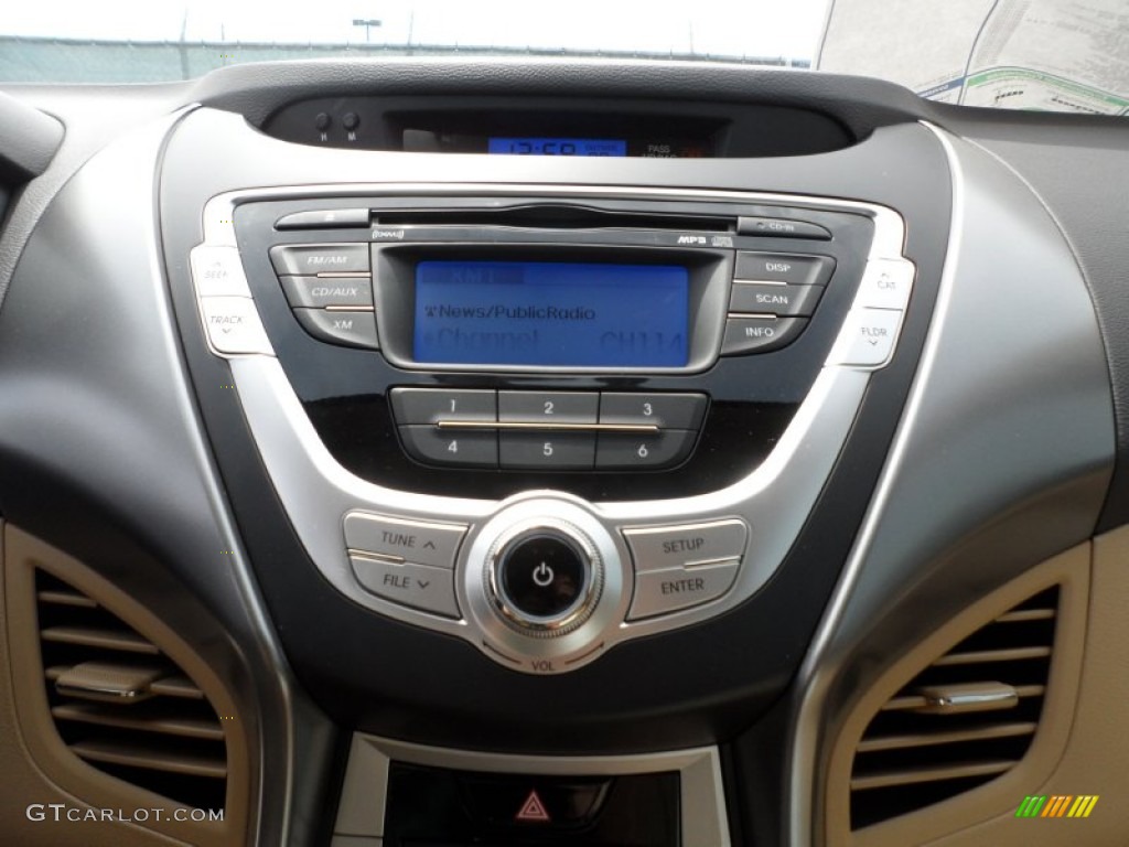2012 Elantra GLS - Desert Bronze / Beige photo #27
