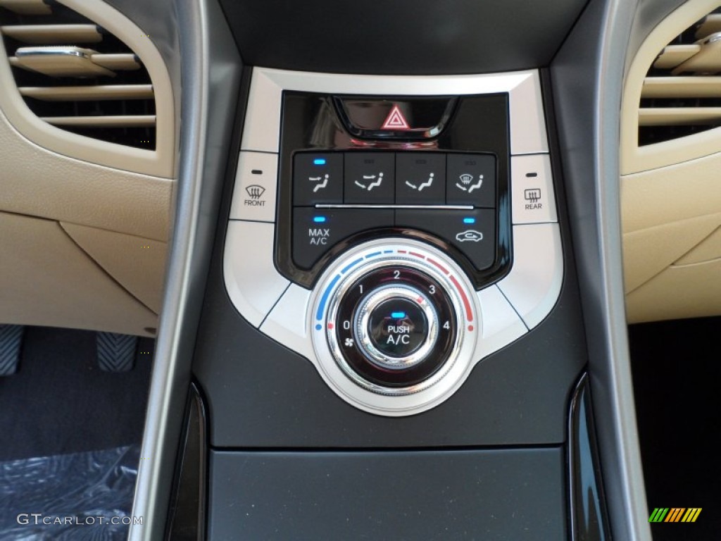 2012 Elantra GLS - Desert Bronze / Beige photo #28