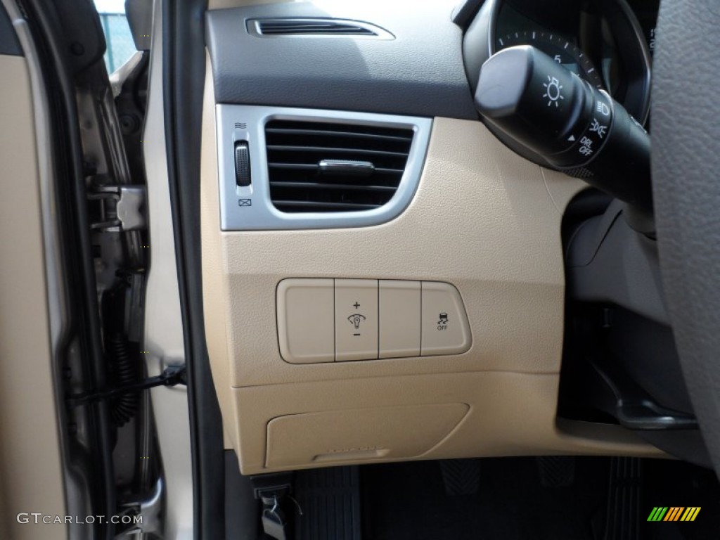 2012 Elantra GLS - Desert Bronze / Beige photo #32