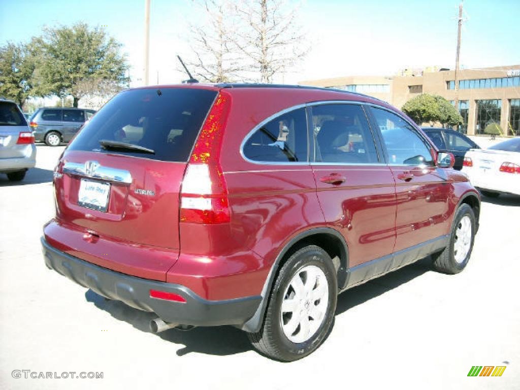 2007 CR-V EX-L 4WD - Tango Red Pearl / Gray photo #7