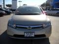 2007 Borrego Beige Metallic Honda Civic LX Sedan  photo #2