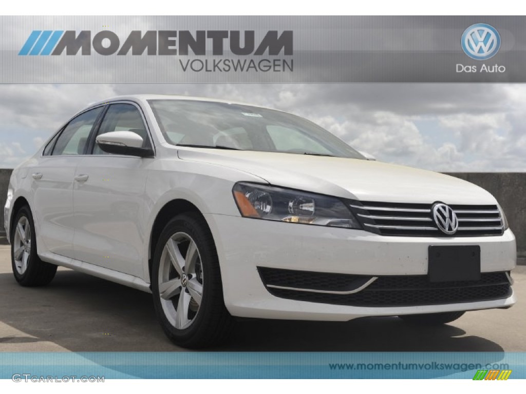 2012 Candy White Volkswagen Passat 25l Se 62491253 Photo 1