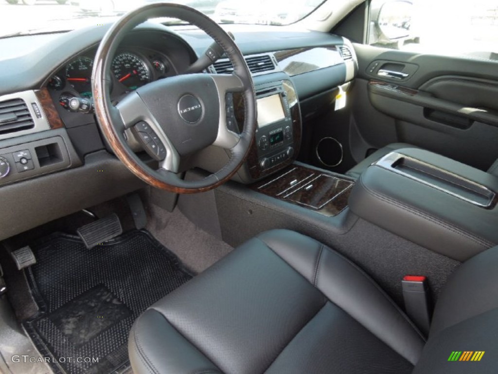Ebony Interior 2012 GMC Yukon Denali Photo #62493332