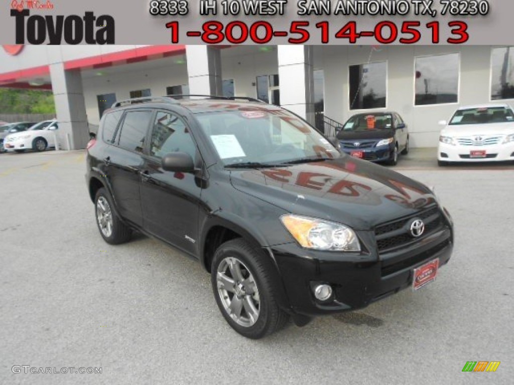 2011 RAV4 Sport - Black / Dark Charcoal photo #1