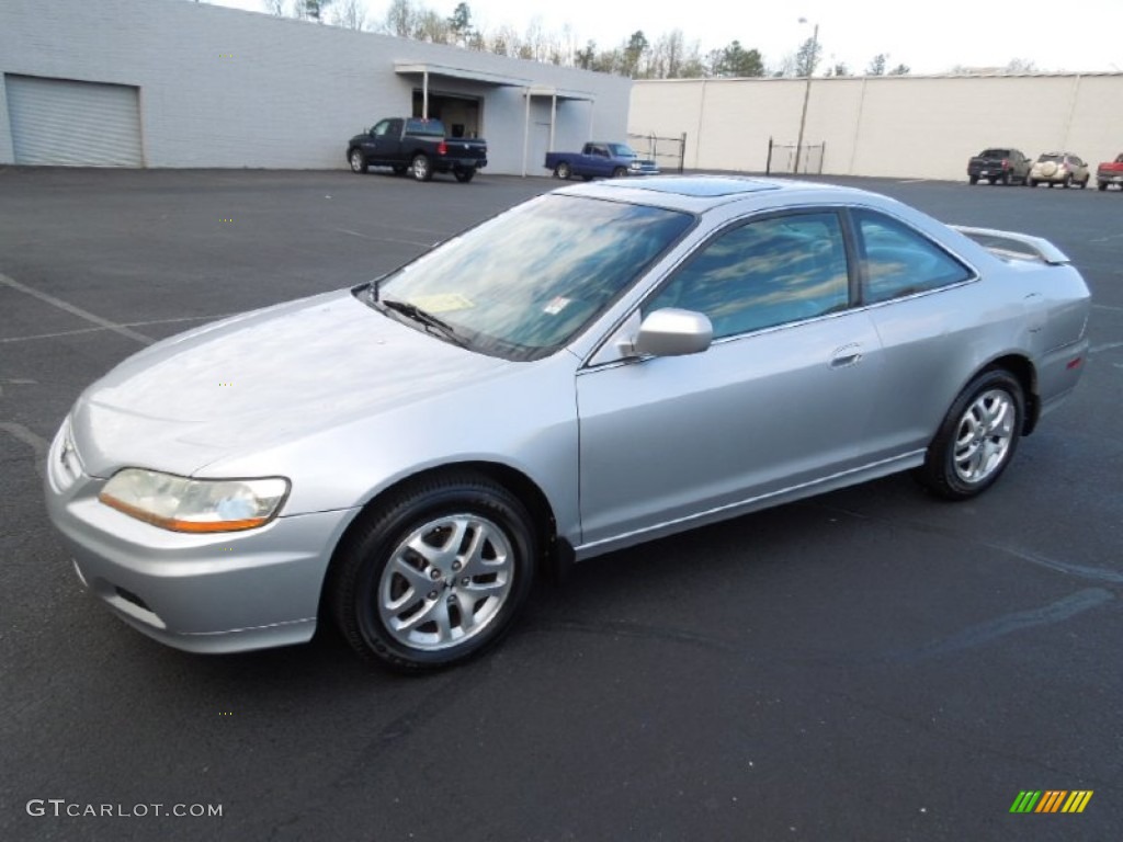 2001 Accord EX V6 Coupe - Satin Silver Metallic / Charcoal photo #1