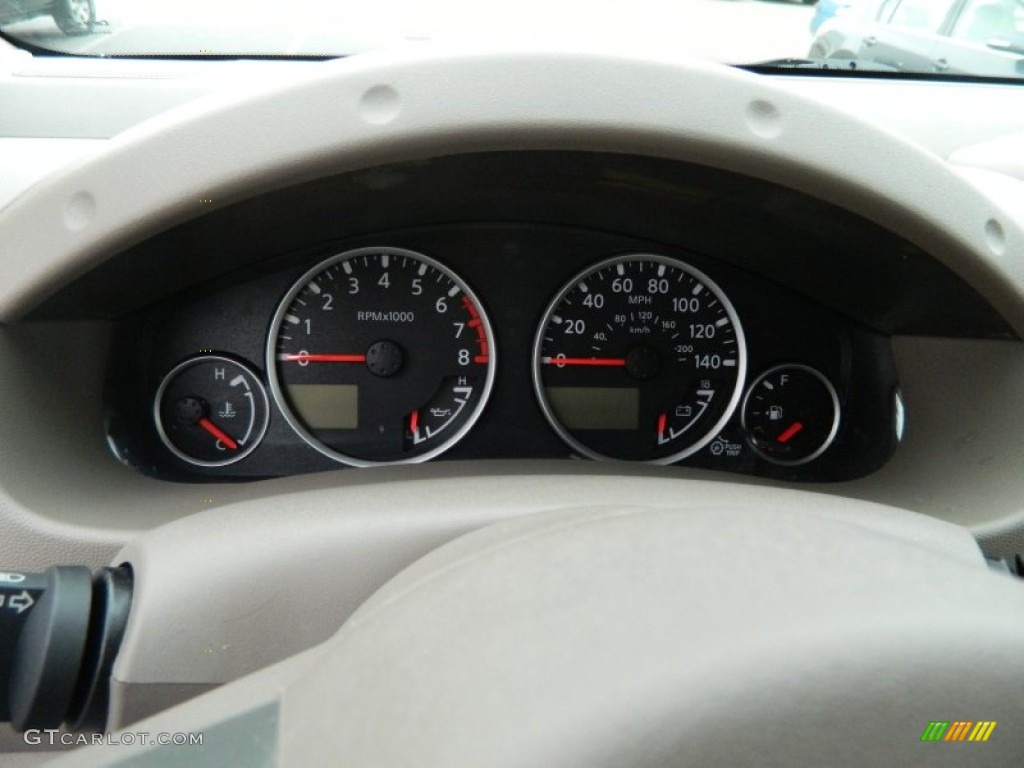 2010 Nissan Frontier LE Crew Cab 4x4 Gauges Photo #62495130