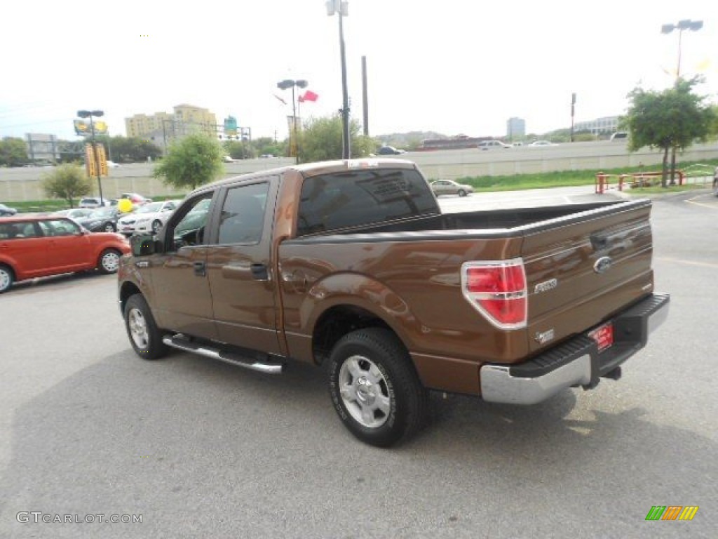 2011 F150 XLT SuperCrew - Golden Bronze Metallic / Pale Adobe photo #5