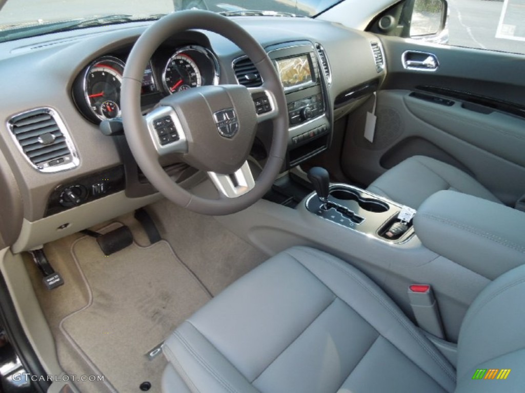 Dark Graystone/Medium Graystone Interior 2012 Dodge Durango Crew Photo #62496039