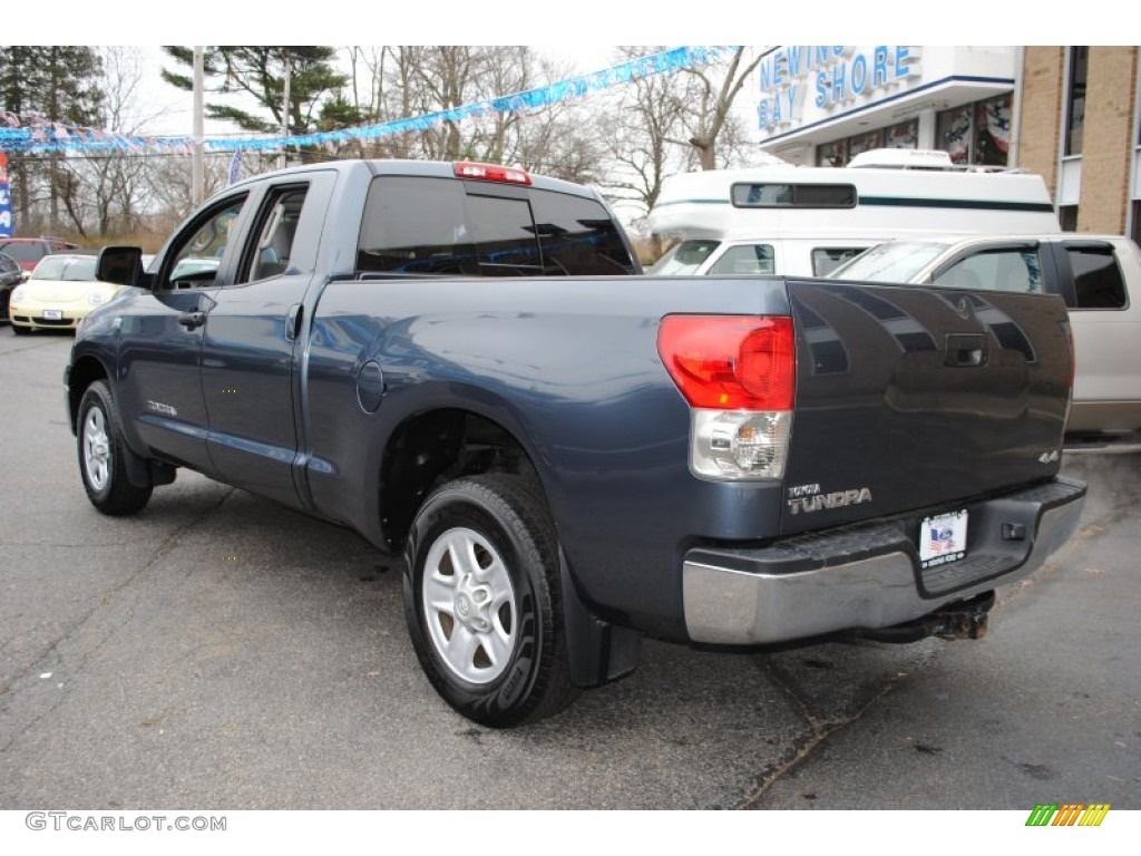 2009 Tundra Double Cab 4x4 - Slate Gray Metallic / Graphite Gray photo #4