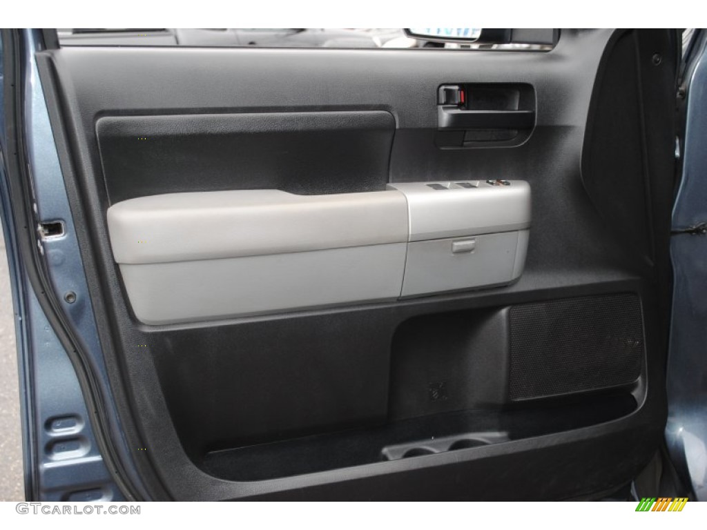 2009 Toyota Tundra Double Cab 4x4 Graphite Gray Door Panel Photo #62496602