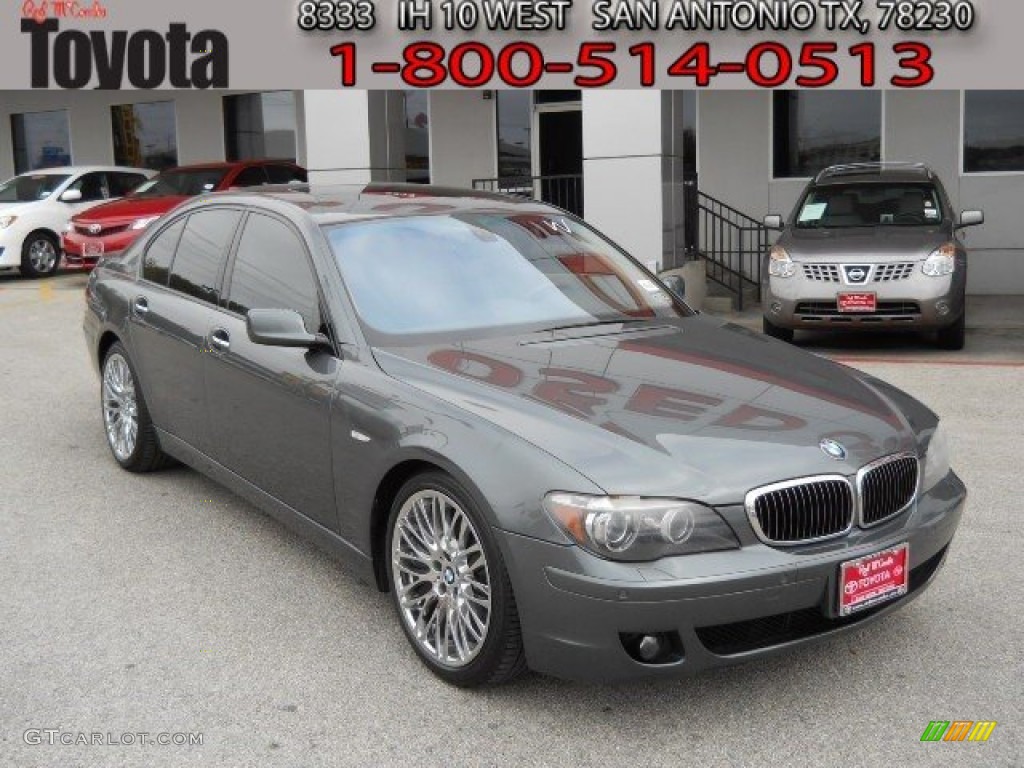 2007 7 Series 750i Sedan - Titanium Grey Metallic / Flannel Grey photo #1