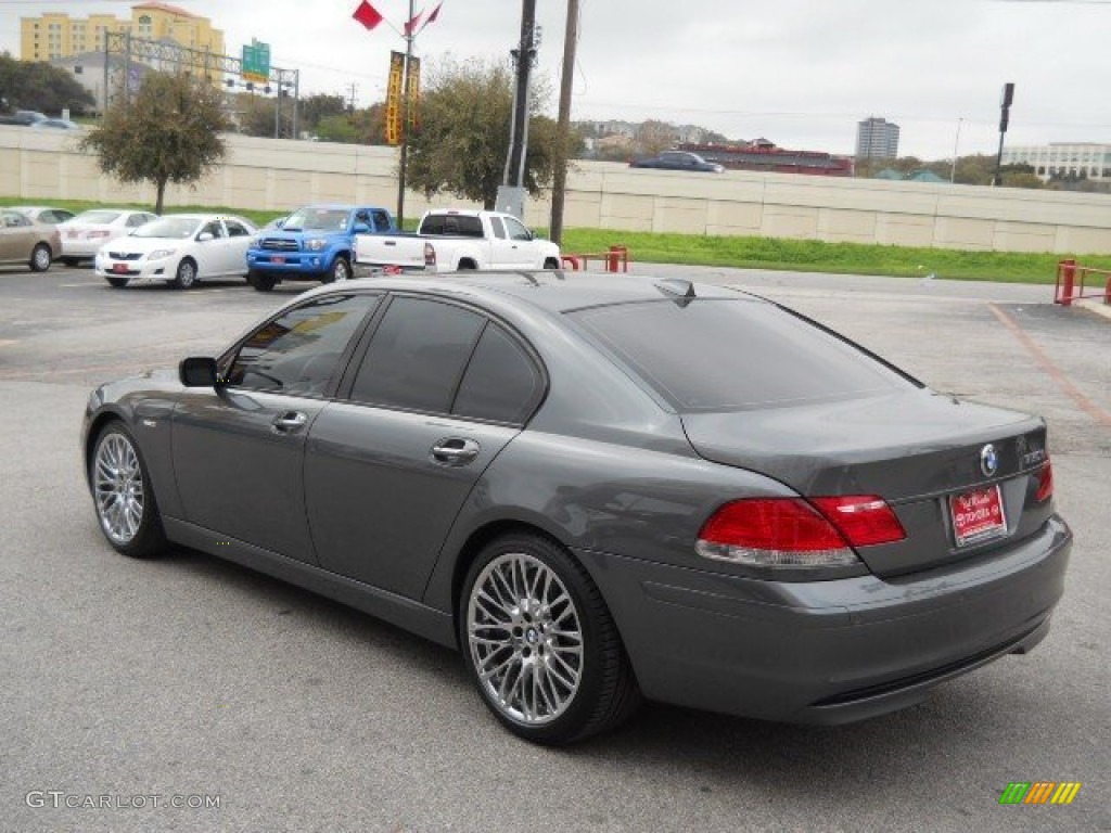 2007 7 Series 750i Sedan - Titanium Grey Metallic / Flannel Grey photo #5