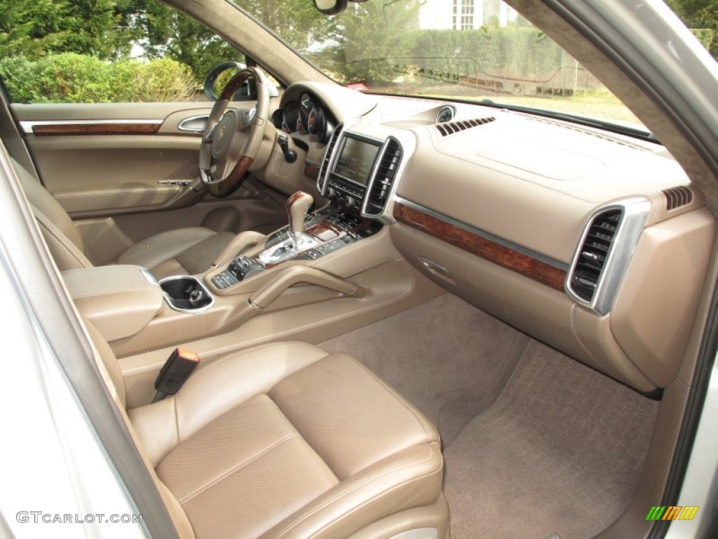 2011 Cayenne Turbo - Classic Silver Metallic / Umber Brown photo #20