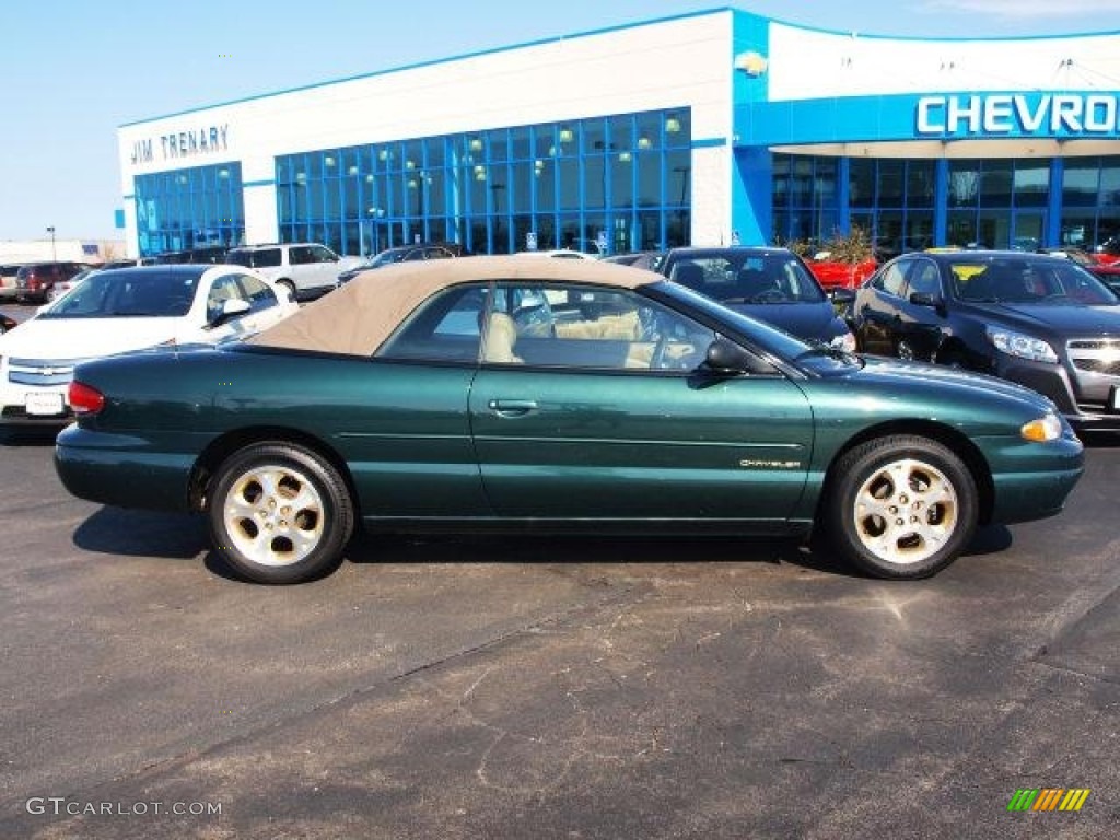 1998 Sebring JXi Convertible - Forest Green Pearl / Camel photo #1