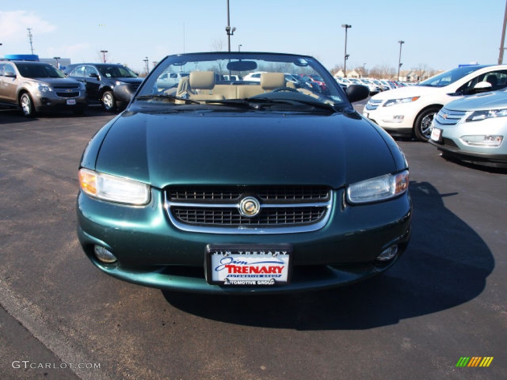 1998 Sebring JXi Convertible - Forest Green Pearl / Camel photo #8