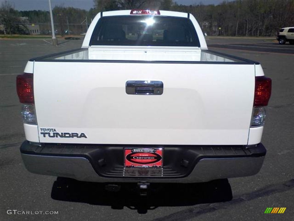 2011 Tundra Double Cab - Super White / Black photo #4