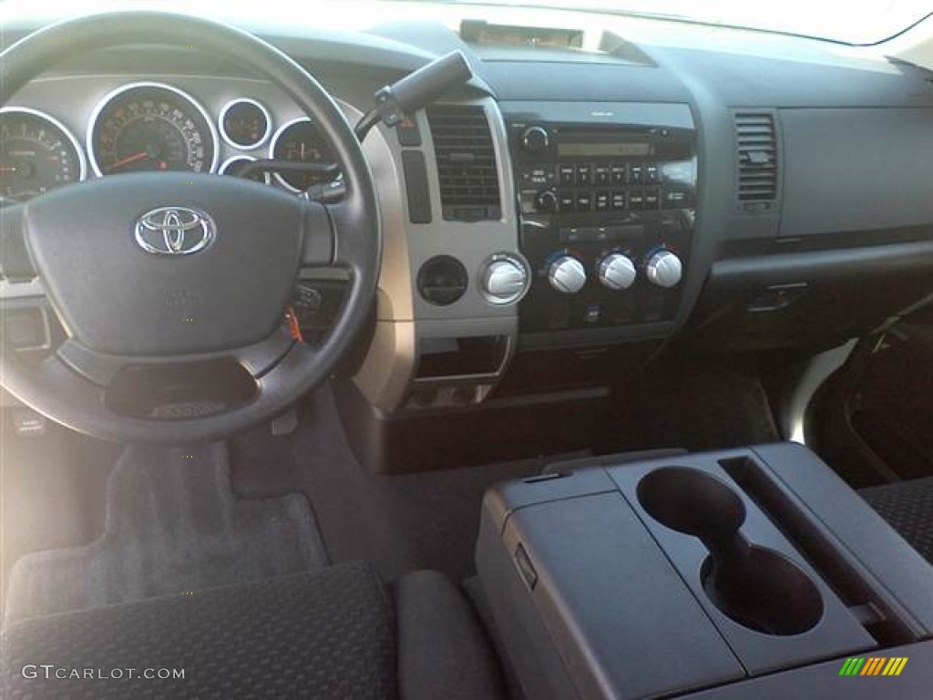 2011 Tundra Double Cab - Super White / Black photo #5