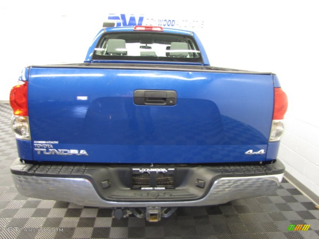 2008 Tundra Double Cab 4x4 - Blue Streak Metallic / Graphite Gray photo #7