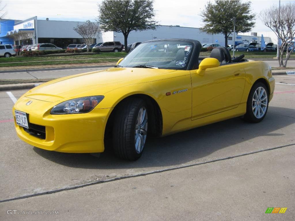 2007 S2000 Roadster - Rio Yellow Pearl / Black photo #2