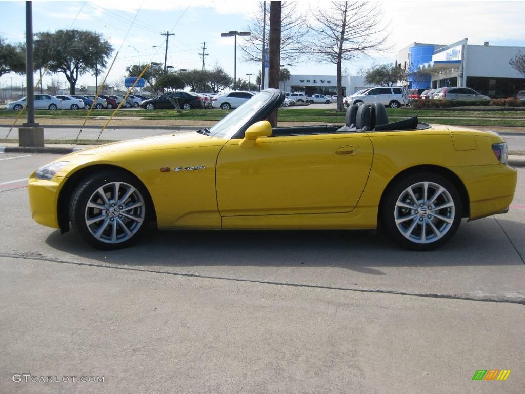 2007 S2000 Roadster - Rio Yellow Pearl / Black photo #4