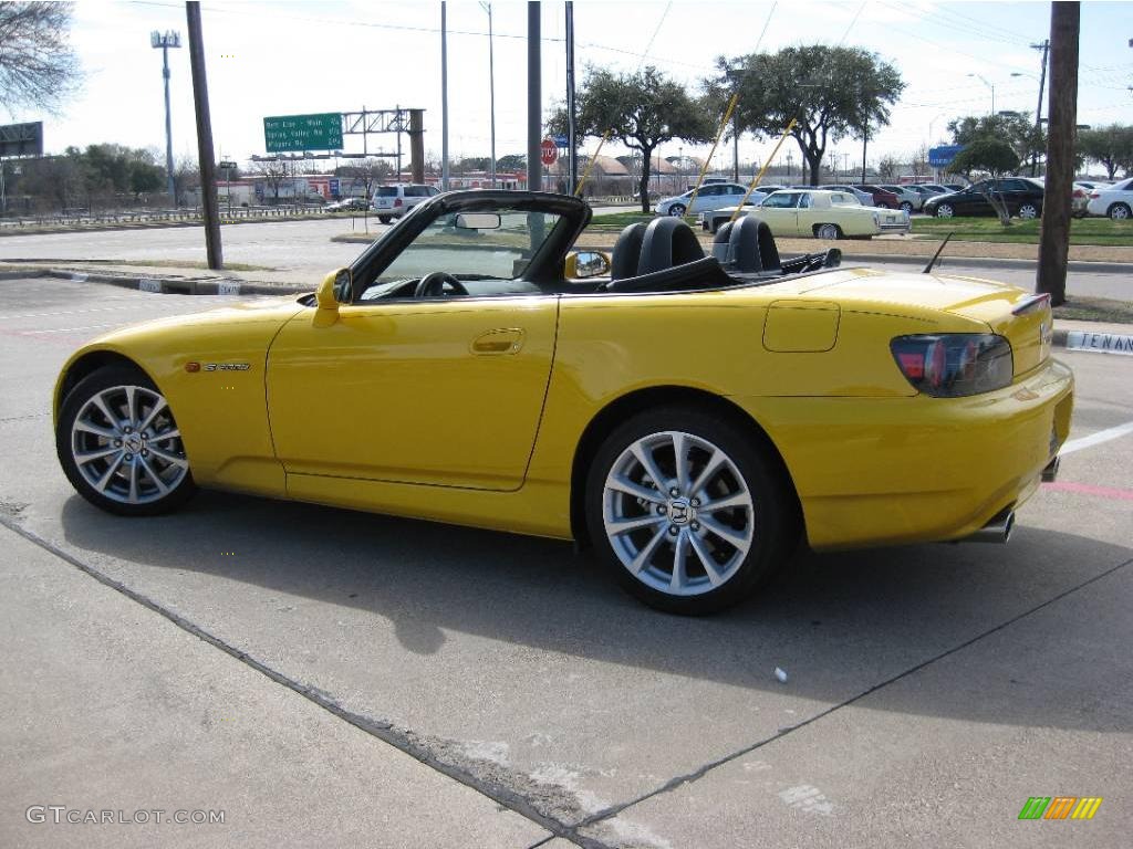 2007 S2000 Roadster - Rio Yellow Pearl / Black photo #5