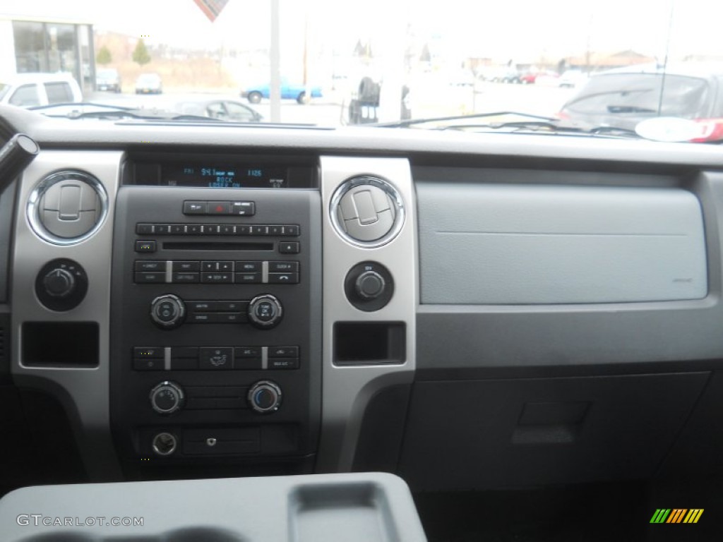 2011 F150 XLT SuperCrew 4x4 - Dark Blue Pearl Metallic / Steel Gray photo #19