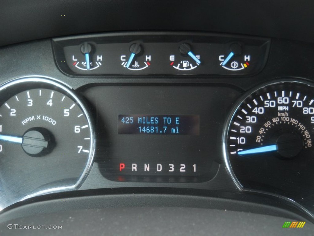 2011 F150 XLT SuperCrew 4x4 - Dark Blue Pearl Metallic / Steel Gray photo #23