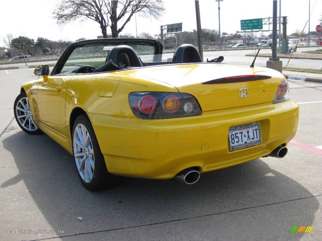 2007 S2000 Roadster - Rio Yellow Pearl / Black photo #6