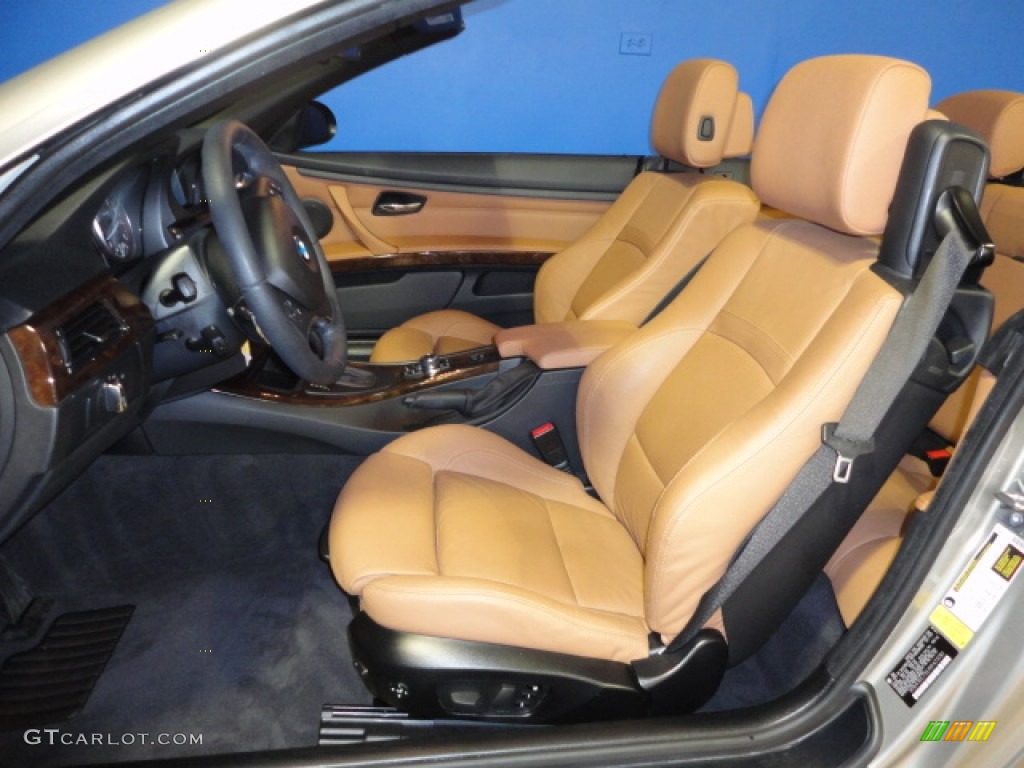 2009 3 Series 335i Convertible - Platinum Bronze Metallic / Saddle Brown Dakota Leather photo #17