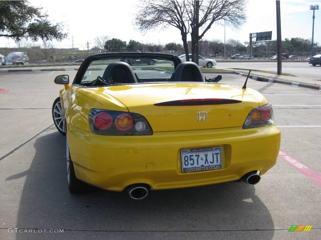 2007 S2000 Roadster - Rio Yellow Pearl / Black photo #7