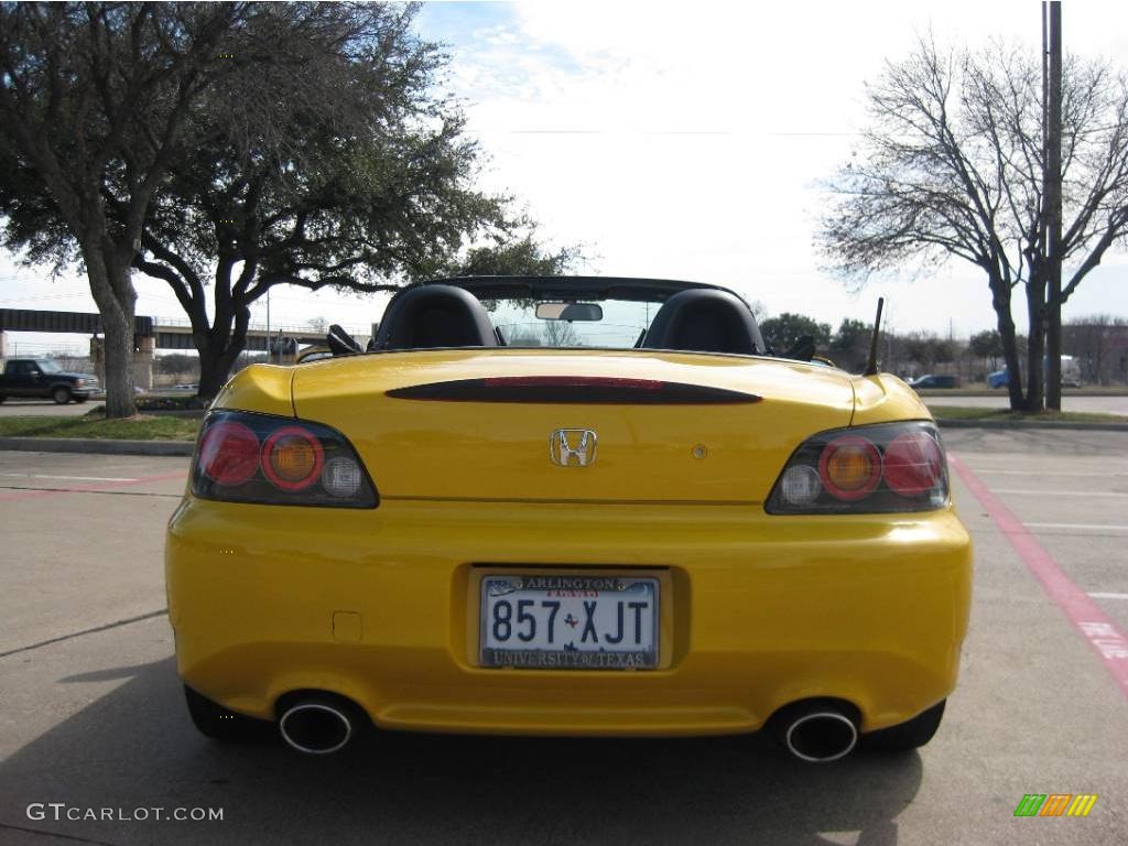 2007 S2000 Roadster - Rio Yellow Pearl / Black photo #8