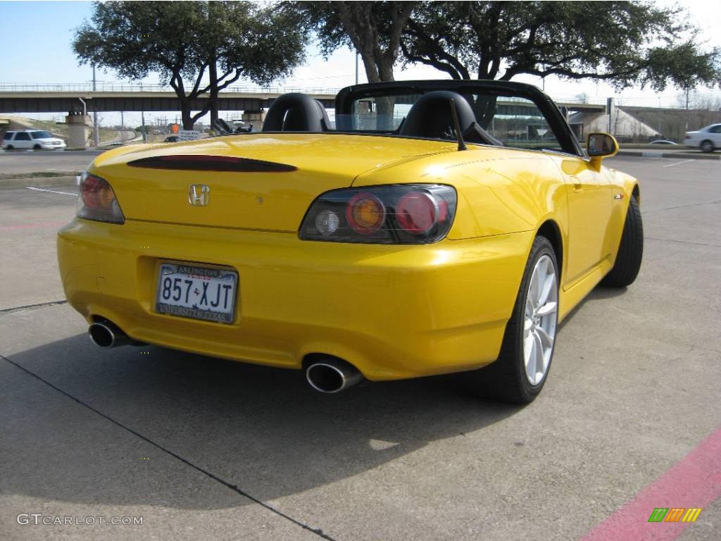 2007 S2000 Roadster - Rio Yellow Pearl / Black photo #9