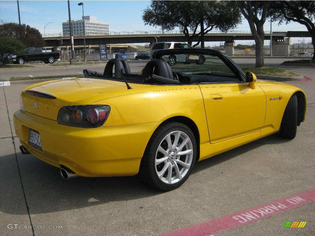 2007 S2000 Roadster - Rio Yellow Pearl / Black photo #10