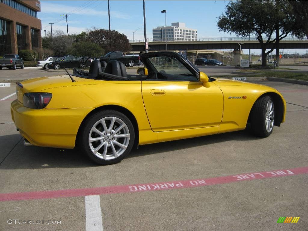 2007 S2000 Roadster - Rio Yellow Pearl / Black photo #11