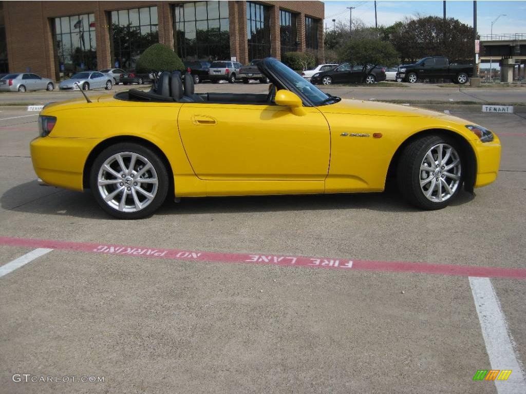 2007 S2000 Roadster - Rio Yellow Pearl / Black photo #12