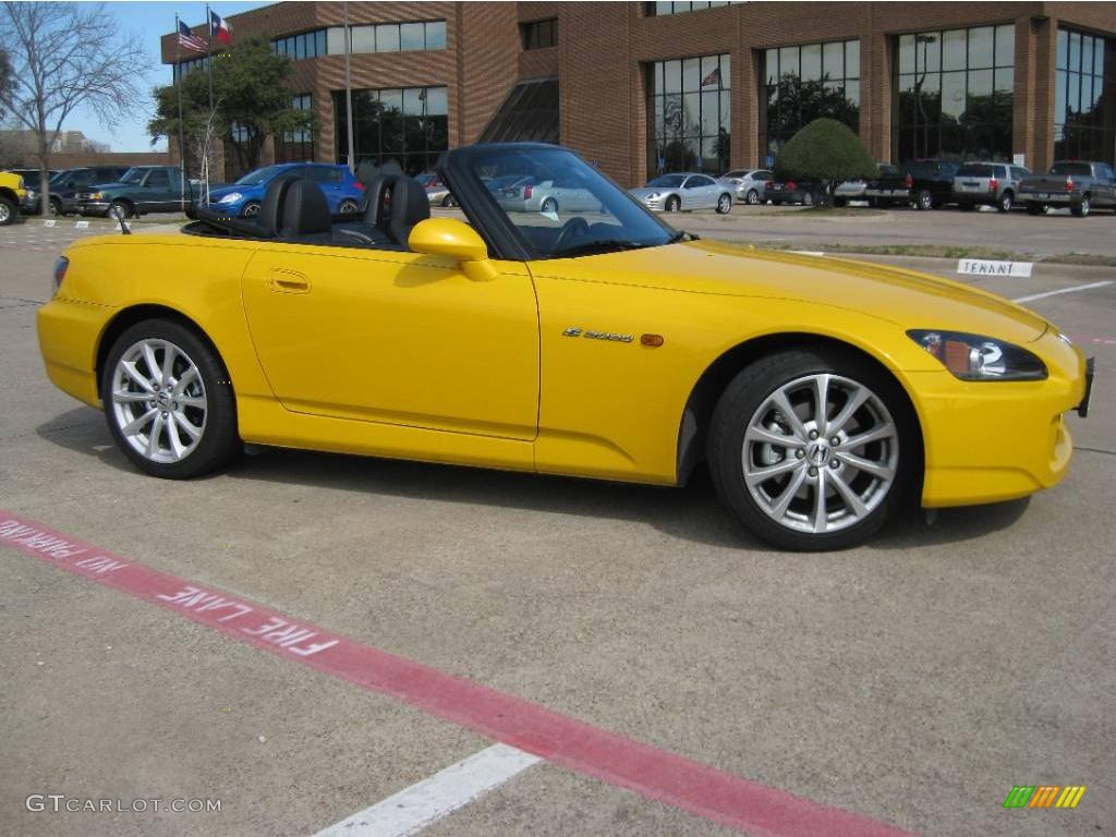 2007 S2000 Roadster - Rio Yellow Pearl / Black photo #13