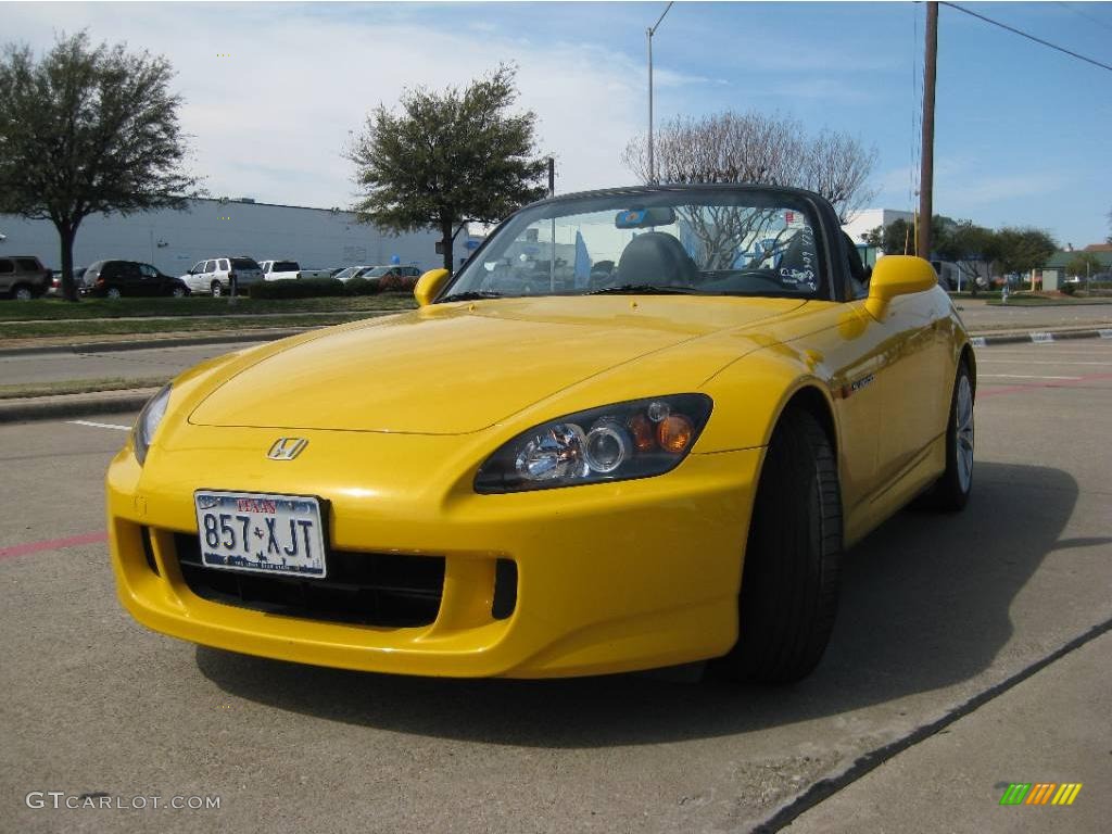 2007 S2000 Roadster - Rio Yellow Pearl / Black photo #14