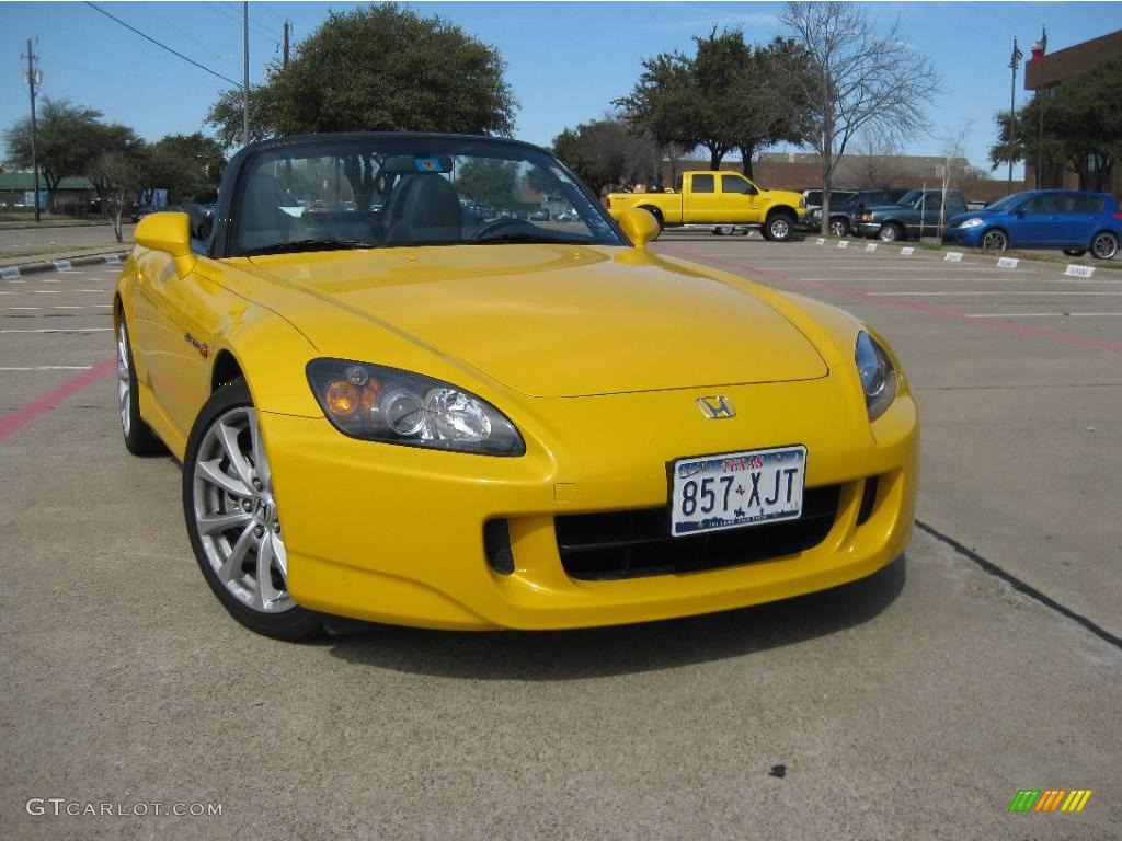 2007 S2000 Roadster - Rio Yellow Pearl / Black photo #15
