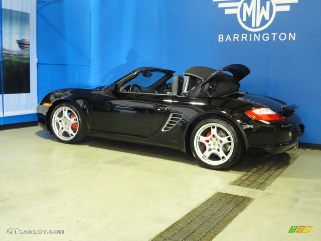 2008 Boxster S - Black / Black photo #7