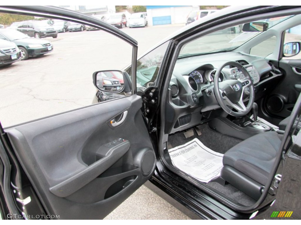 Sport Black Interior 2010 Honda Fit Sport Photo #62504127