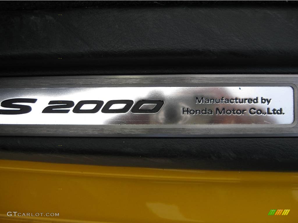 2007 S2000 Roadster - Rio Yellow Pearl / Black photo #20
