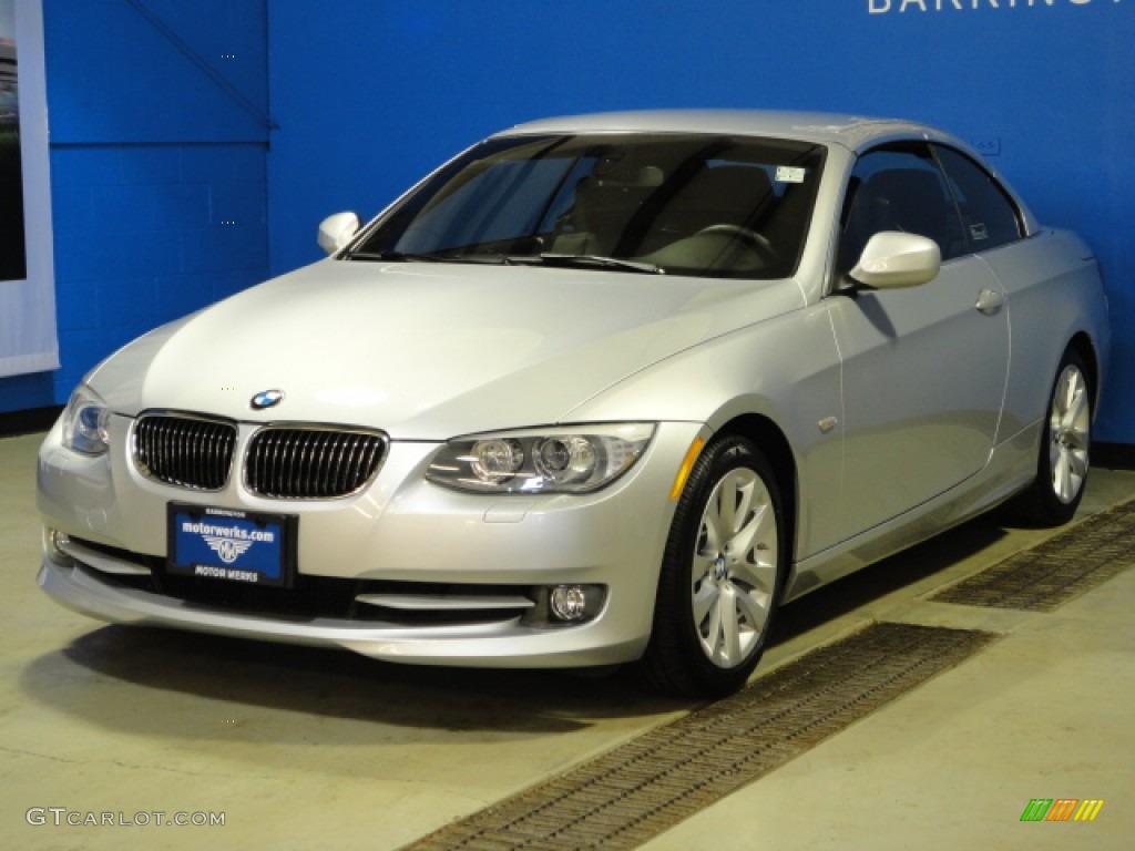 2011 3 Series 328i Convertible - Titanium Silver Metallic / Black photo #4